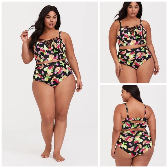 torrid Other - Torrid fruit lattice push up bikini size 1X